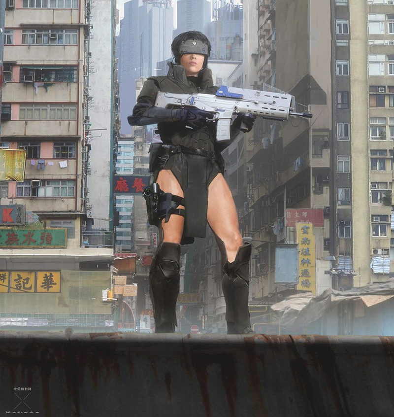 Illustration for article titled The Incredible Art Of The Ghost In The Shell Movie